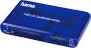 HAMA 55348 CARD READER/WRITER 35IN1 USB2.0 BLUE