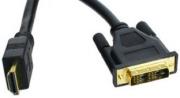 INLINE INLINE HDMI TO DVI ADAPTER CABLE HIGH SPEED 3M BLACK