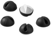 GOOBAY 95040 CABLE GUIDE FOR THE DESK BLACK 5PCS