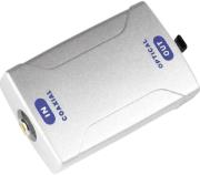 HAMA 42906 DIGITAL CONVERTER COAX IN - OPTICAL OUT ODT (TOSLINK)