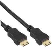 INLINE HDMI MINI CABLE HIGH SPEED TYPE C MALE TO C MALE GOLD PLATED 1M φωτογραφία