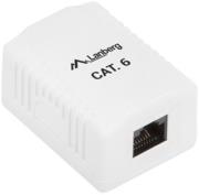 LANBERG UTP DATA BOX 1PORT UNSHIELDED CAT.6