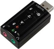 SOUND CARD LOGILINK UA0078 USB 2.0 AUDIO ADAPTER 7.1 SOUND EFFECT
