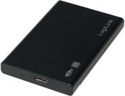 LOGILINK UA0275 2.5'' SATA HDD ENCLOSURE SCREWLESS USB 3.0 BLACK