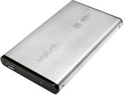 LOGILINK UA0106A 2.5” SATA HDD/SSD ENCLOSURE USB 3.0 ALUMINIUM SILVER