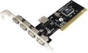 LOGILINK LOGILINK PC0028 USB 2.0 PCI CARD 4+1 PORT 4X EXTERNAL + 1X INTERNAL VIA CHIP