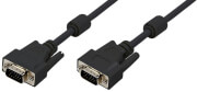 LOGILINK LOGILINK CV0017 VGA CABLE 2X 15-PIN MALE DOUBLE SHIELDED WITH 2X FERRIT CORE 15M BLACK