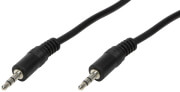 LOGILINK CA1048 AUDIO CABLE 2X 3.5MM MALE STEREO 0.2M BLACK
