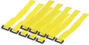 LOGILINK KAB0015 WIRE STRAP 300X20MM 10PCS YELLOW