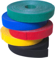 LOGILINK KAB0054 WIRE STRAP WITH VELCRO TAPE 16MM 4M GREEN