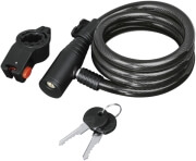 HAMA 178110 BICYCLE SPIRAL CABLE LOCK 120CM BLACK