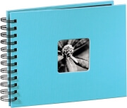 HAMA HAMA 113673 FINE ART SPIRAL BOUND ALBUM 24X17CM 50 BLACK PAGES TURQUOISE