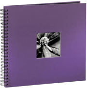 HAMA HAMA 94871 FINE ART SPIRAL BOUND ALBUM 36X32CM 50 BLACK PAGES PURPLE