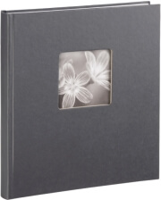HAMA 02117 FINE ART BOOKBOUND ALBUM 29X32CM 50 WHITE PAGES GREY