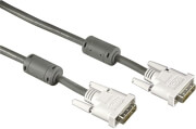 HAMA HAMA 45077 DVI DUAL LINK CABLE, FERRITE CORE, DOUBLE SHIELDED, 1.8M