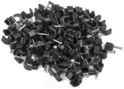 LANBERG CABLE CLIPS 7MM 100PCS BLACK