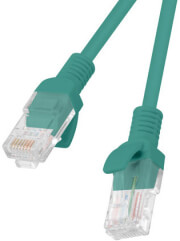 LANBERG PATCHCORD CAT.5E 0.25M GREEN 10-PACK