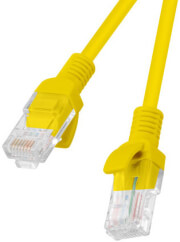 LANBERG PATCHCORD CAT.5E 0.5M YELLOW 10-PACK