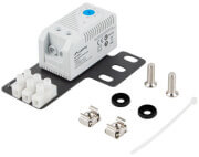 LANBERG CLOSED-LOOP THERMOSTAT 10A FOR RACK CABINETS WITH 19 EAR AND TERMINAL BLOCK GREY