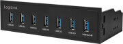 LOGILINK LOGILINK UA0342 USB 3.0 HUB 7-PORT 5.25'' INTERNAL, WITH FAST CHARGING PORT