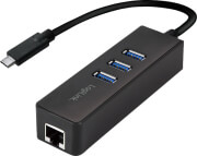 LOGILINK LOGILINK UA0283 USB 3.2 USB-C TO GIGABIT ETHERNET ADAPTER AND 3X USB 3.0