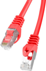 LANBERG PATCHCORD CAT.5E 0.50M RED