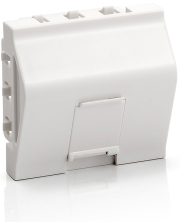 EQUIP 761311 FRENCH ANGLED MODULAR INSERT 22,5X45MM 1-FOLD PURE WHITE