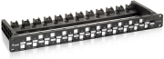 EQUIP 769225 CAT.6A PANEL FOR 24 KEYSTONE JACKS UNSHIELDED BLACK
