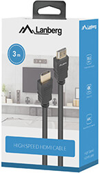 LANBERG HDMI M/M V1.4 CABLE 3M CCS BLACK BOX
