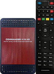 COMMANDER COMMANDER 9150 HD DIGITAL SATELLITE RECEIVER WITH READER
