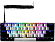 SHARKOON ΠΛΗΚΤΡΟΛΟΓΙΟ SHARKOON SKILLER MECHANICAL RGB SGK50 S4 WHITE KAILH BLUE SWITCHES