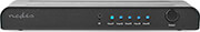 NEDIS VSWI3475AT HDMI SWITCH 5-PORT - 5X HDMI INPUT 1X HDMI OUTPUT 4K2K@60FPS / HDCP2.2