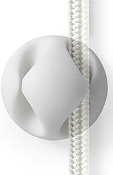 NEDIS CMGC20026WT CABLE MANAGEMENT 6PCS 2 SLOTS WHITE