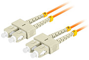 LANBERG LANBERG FIBER OPTIC PATCHCORD MM SC/UPC-SC/UPC DUPLEX LSZH OM2 50/125 3.0MM 2M ORANGE