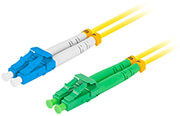 LANBERG LANBERG FIBER OPTIC PATCHCORD SM LC/APC-LC/UPC DUPLEX LSZH G657A1 3.0MM 2M YELLOW