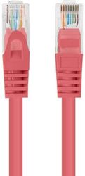 LANBERG PATCHCORD CAT.5E 1.5M RED FLUKE PASSED 10-PACK