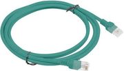 LANBERG PATCHCORD CAT.5E 2M GREEN FLUKE PASSED 10-PACK