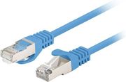 LANBERG PATCHCORD CAT.6 0.25M BLUE FLUKE PASSED 10-PACK