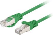 LANBERG PATCHCORD CAT.6 0.5M GREEN FLUKE PASSED 10-PACK