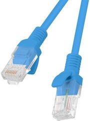 LANBERG PATCHCORD CAT.6 0.25M BLUE FLUKE PASSED 10-PACK