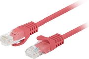 LANBERG PATCHCORD CAT.6 0.25M RED FLUKE PASSED 10-PACK