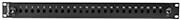 LANBERG LANBERG RACKMOUNT 19'' 1U FIBER PATCH PANEL 24XST / 24XFC BLACK + ACCESSORIES