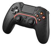 DELTACO GAM-139 GAMING ΑΣΥΡΜΑΤΟ ΧΕΙΡΙΣΤΗΡΙΟ ΓΙΑ PS4 ΜΑΥΡΟ