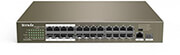 TENDA TENDA TEF1118P-16-250WV2.0 16FE+2GE/1SFP DESKTOP SWITCH WITH 16-PORT POE