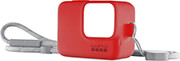 GOPRO GOPRO ACSST-012 SLEEVE &amp; LANYARD RED ΘΗΚΗ ΜΕΤΑΦΟΡΑΣ ΓΙΑ HERO7 HERO6 HERO5 HERO (2018)