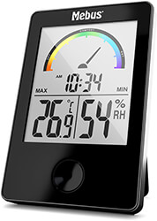 MEBUS MEBUS 40929 THERMO-HYGROMETER BLACK