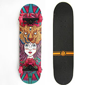 FISH SKATEBOARDS SKATEBOARD 31'' LION LADY CHINESE MAPLE