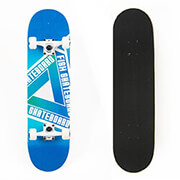 FISH SKATEBOARDS SKATEBOARD 31'' BLUE TRIANGLE CHINESE MAPLE