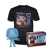 FUNKO FUNKO POP! TEE ADULT: ATTACK ON TITAN EREN JAEGER WITH MARKS VINYL FIGURE AND T-SHIRT L