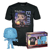 FUNKO POP! TEE ADULT: ATTACK ON TITAN EREN JAEGER WITH MARKS VINYL FIGURE AND T-SHIRT XL